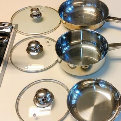 #23 (9) PC Set Stainless Steel Cookware Cooks Tools
