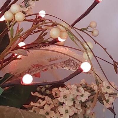#32 Beautiful LED Lighted Floral Arrangement