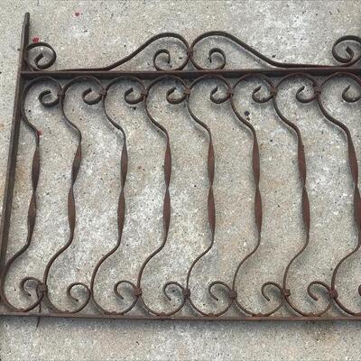 Lot 80G:  Antique Wrought Iron Gate