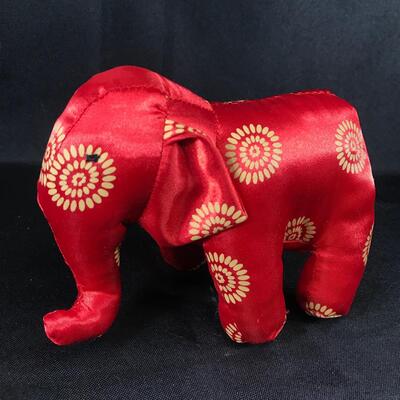 Red Elephant Plush