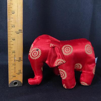 Red Elephant Plush