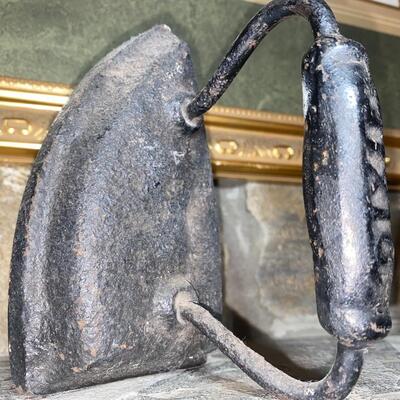 #38 Antique Cast Iron sad Irons 