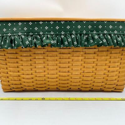 LONGABERGER 1998 LAUNDRY BASKET W/ LID