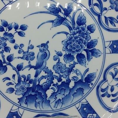#39 Elegant Blue & White Oriental Porcelain