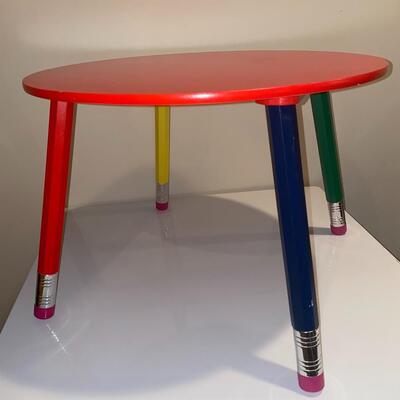 #40 Childrenâ€™s Pencil Leg Table 