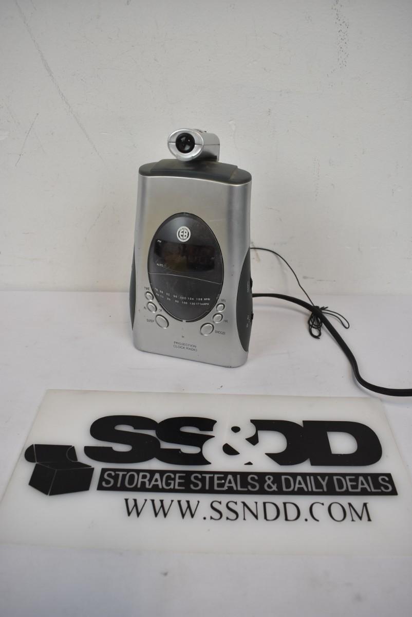 Electro Brand Projection Clock Radio Alarm, Tested, Works