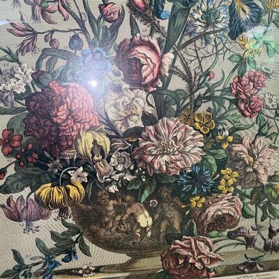 #42 Summer Floral-scape Lithograph 