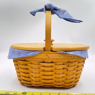 LONGABERGER 2000 COLLECTORS CLUB â€œCENTURY CELEBRATIONSâ€ BASKET W/ LID