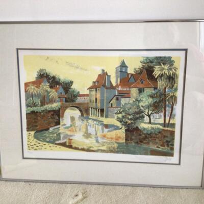 474 Signed and Numbered Landscape Lithograph by J Dolee