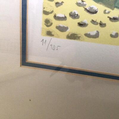 474 Signed and Numbered Landscape Lithograph by J Dolee