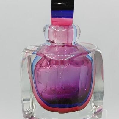 # 43 Vintage MURANO SOMMERSO ART GLASS VINTAGE PERFUME BOTTLE