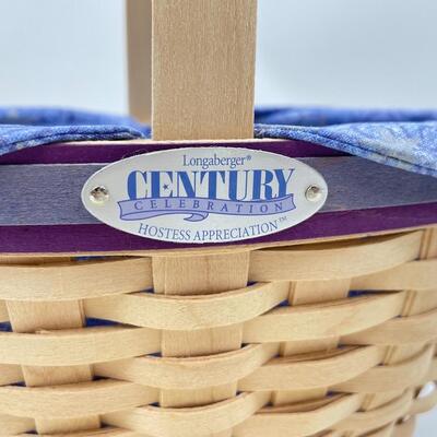 LONGABERGER 2000 HOSTESS APPRECIATION â€œCENTURY CELEBRATIONâ€ BASKET W/ LID