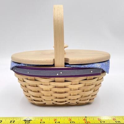 LONGABERGER 2000 HOSTESS APPRECIATION â€œCENTURY CELEBRATIONâ€ BASKET W/ LID