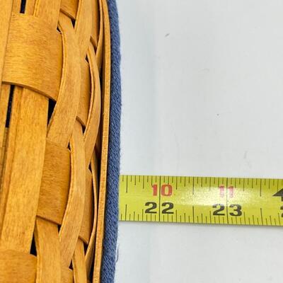 LONGABERGER 2001 SQUARE TRAY BASKET