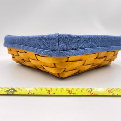 LONGABERGER 2001 SQUARE TRAY BASKET
