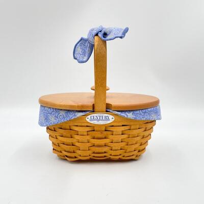 LONGABERGER 2000 CENTURY CELEBRATIONS â€œCHEERSâ€ BASKET W/ LID