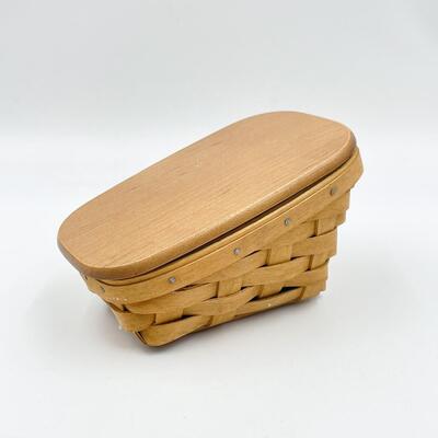 LONGABERGER 2004 â€œCILANTROâ€ BASKET W/ LID #1
