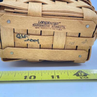 LONGABERGER 2004 â€œCILANTROâ€ BASKET W/ LID #2