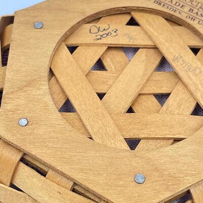 LONGABERGER 2003 â€œSAGEâ€ BASKET