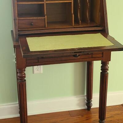 Lot 119: Antique Primitive Drop Secretary Desk