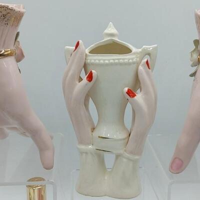 #46 Vintage Hand Vases & Perfumes Ladies Lot
