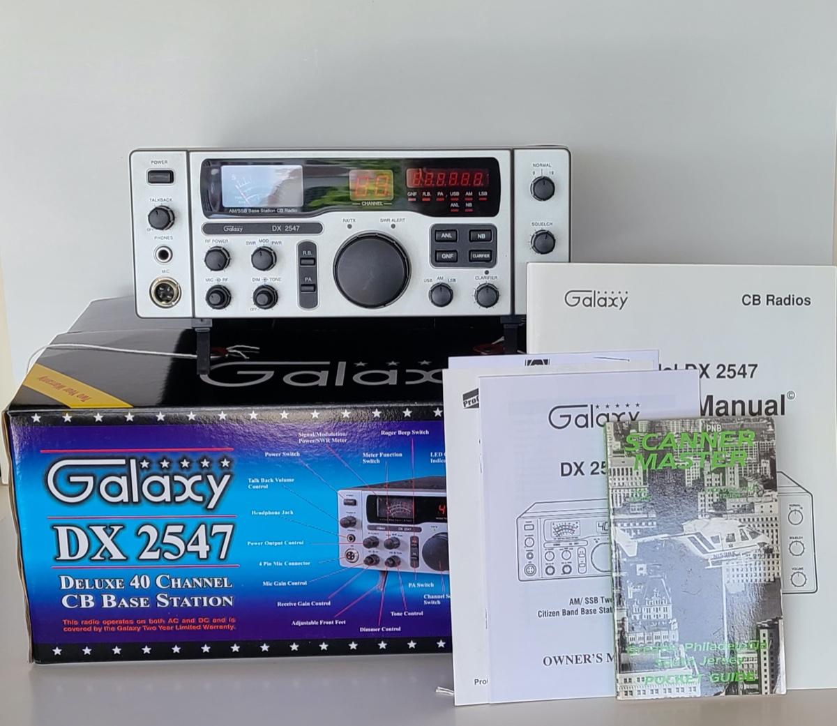 Lot 61 Galaxy DX 2547 CB Radio Base Station