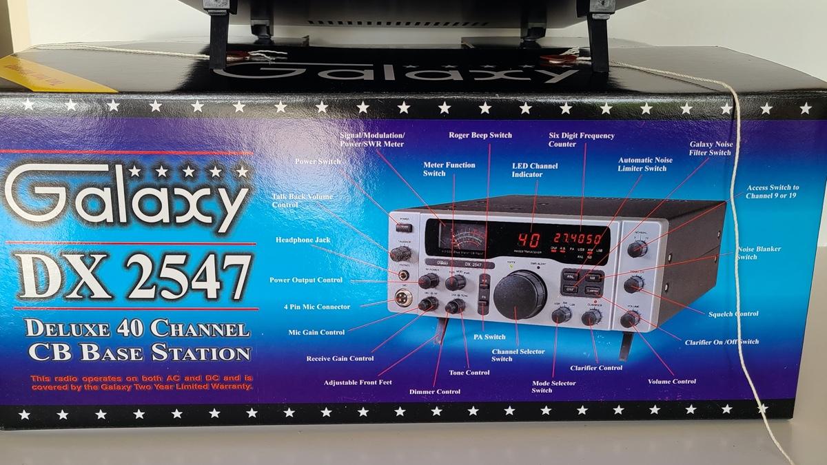Lot 61 Galaxy DX 2547 CB Radio Base Station