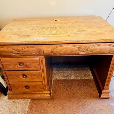 Lot 71  Fairmont Designs Oak Computer Desk Vintage Style 