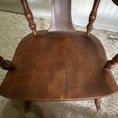 Antique solid wood rocking chair