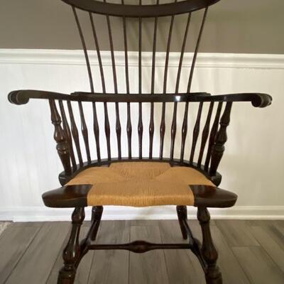 High Back antique Windsor chair 