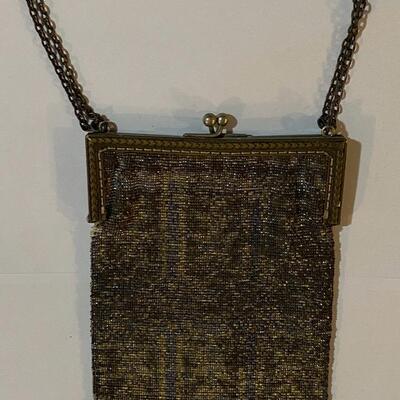 vintage beaded purse