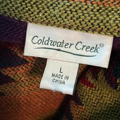 Lot 92  Cold Water Creek Southwest Tapestry Jacket Size L