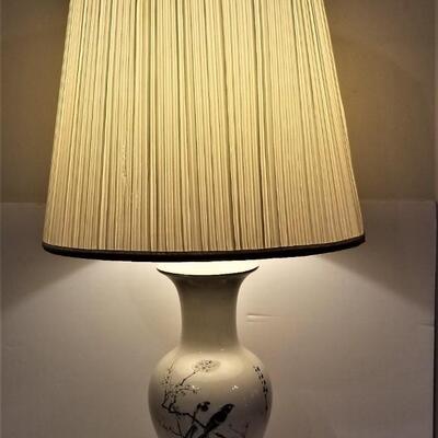 Lot #18  Nice Table Lamp - Asian Styling