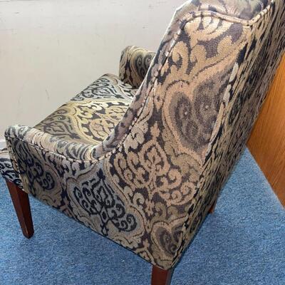 Lot 119  Vintage High Back Arm Chair 1960s Style 