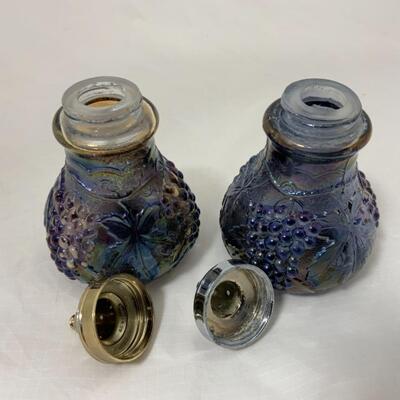 -108- VINTAGE | Imperial Glass | Carnival Grapes Salt & Pepper | Married Set