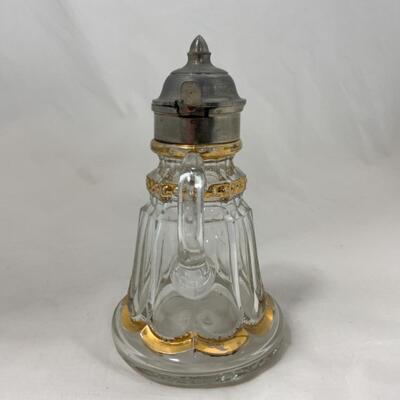 -116- ANTIQUE | 1890s | Riverside Empress | Clear & Gold | Syrup