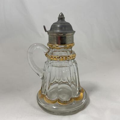 -116- ANTIQUE | 1890s | Riverside Empress | Clear & Gold | Syrup