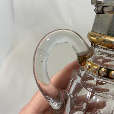 -116- ANTIQUE | 1890s | Riverside Empress | Clear & Gold | Syrup