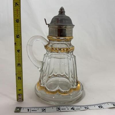 -116- ANTIQUE | 1890s | Riverside Empress | Clear & Gold | Syrup