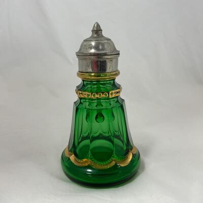 -117- ANTIQUE | 1890s | Riverside Empress | Emerald & Gold | Syrup