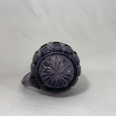 -118- ANTIQUE | Amethyst | Squatty Block-Band Syrup