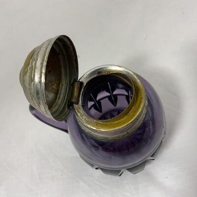 -118- ANTIQUE | Amethyst | Squatty Block-Band Syrup