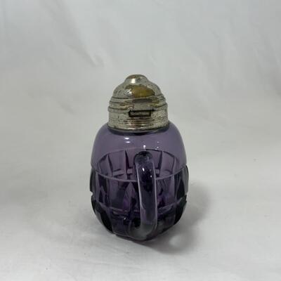 -118- ANTIQUE | Amethyst | Squatty Block-Band Syrup