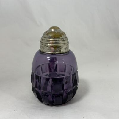 -118- ANTIQUE | Amethyst | Squatty Block-Band Syrup