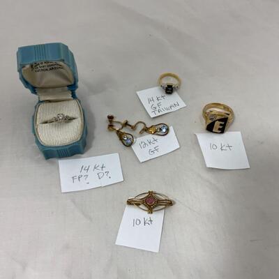 -123- ESTATE JEWELRY | Gold Marked | Gold Filled 