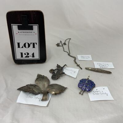 -124- ESTATE JEWELRY | Marked Sterling Pieces