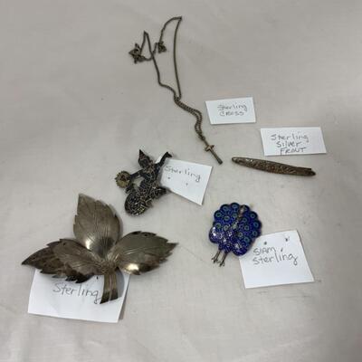 -124- ESTATE JEWELRY | Marked Sterling Pieces