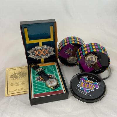 -131- Super Bowl Watches | Kraft | XXX | XXI