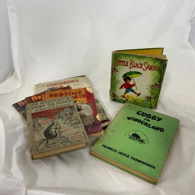 -133- VINTAGE | Seven Childrenâ€™s Books | Sambo | Uncle Arthur
