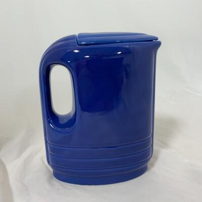 -143- VINTAGE | Hall | Cobalt Water Pitcher